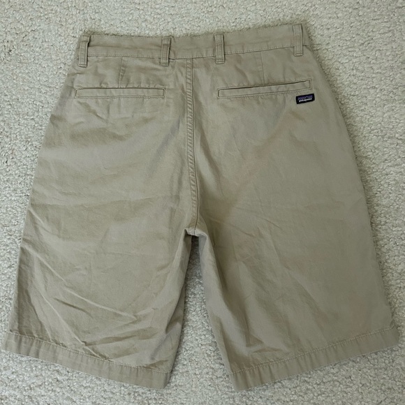 Patagonia Organic Cotton All-Wear Chino Shorts Flat Front Tan Beige Men’s 28 - Picture 9 of 10